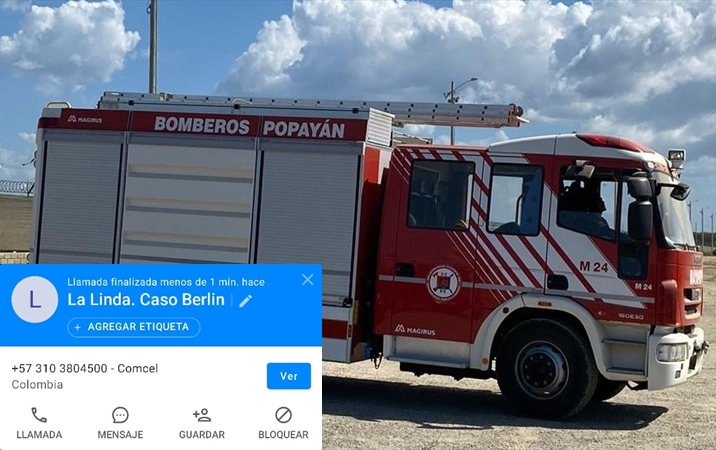 Bomberos Llamada