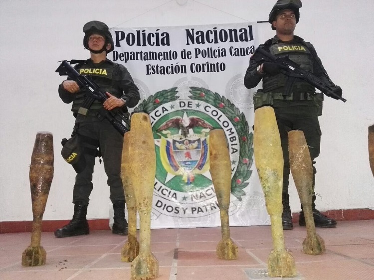 Policia Artefactos explosivos