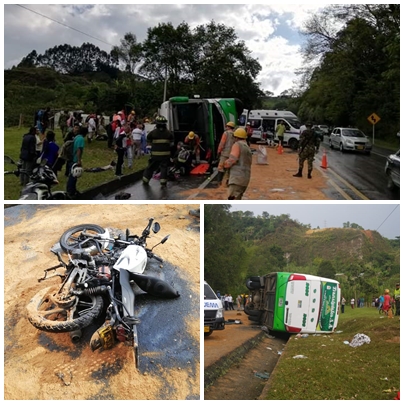 Bus Accidente
