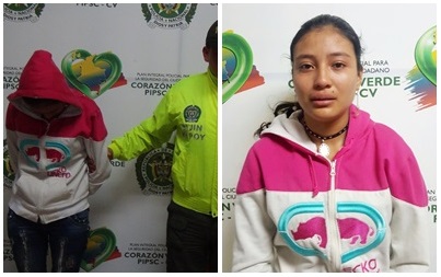 Mujer capturada