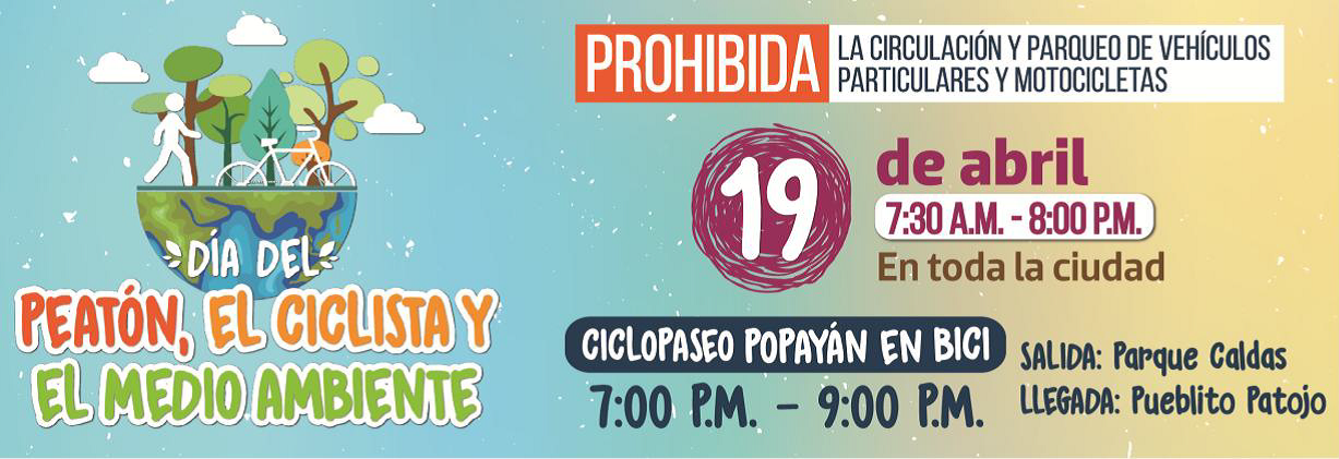 Dia del peaton y la bicicleta