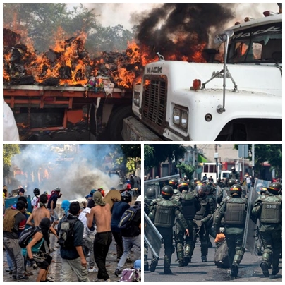 Disturbios Frontera