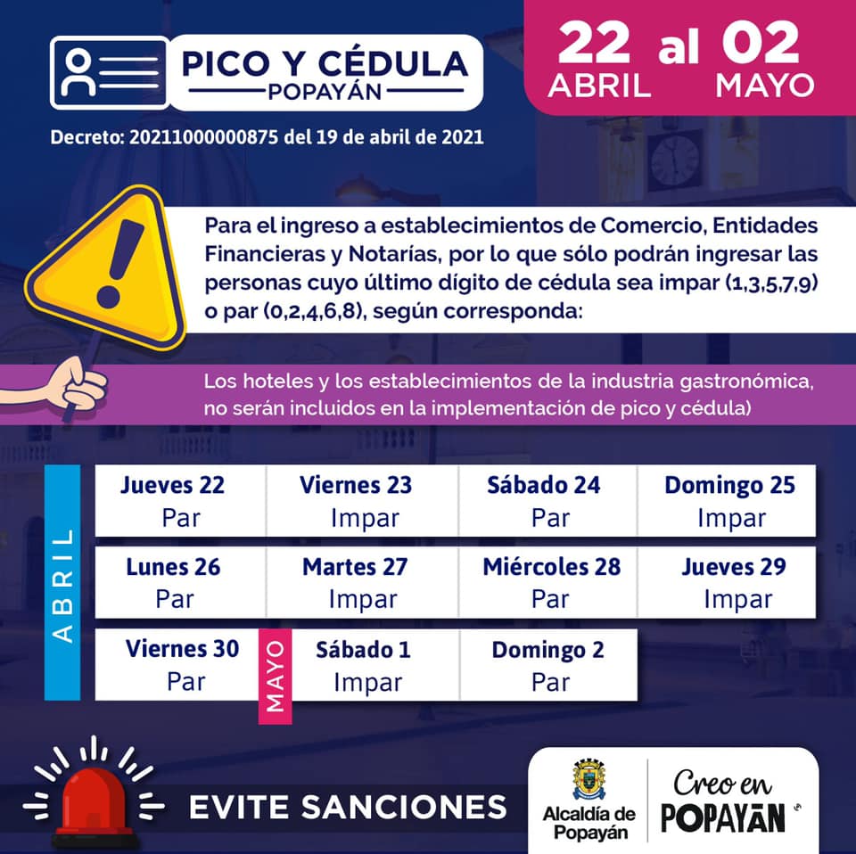Pico y Cedula