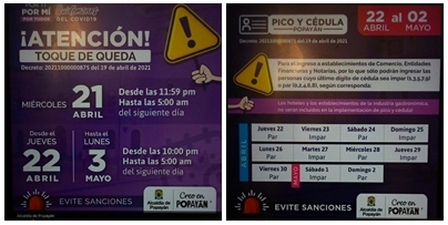 Popayan Decreto