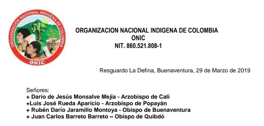 CARTA ARZOBISPOS