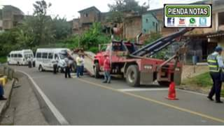 Accidente de transito en Piendamo