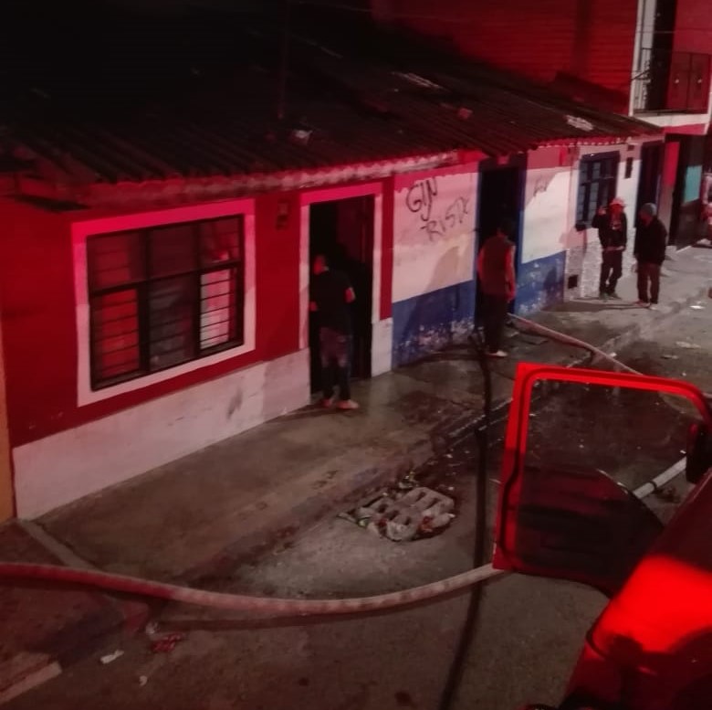 Incendio Casa Alfonso Lopez