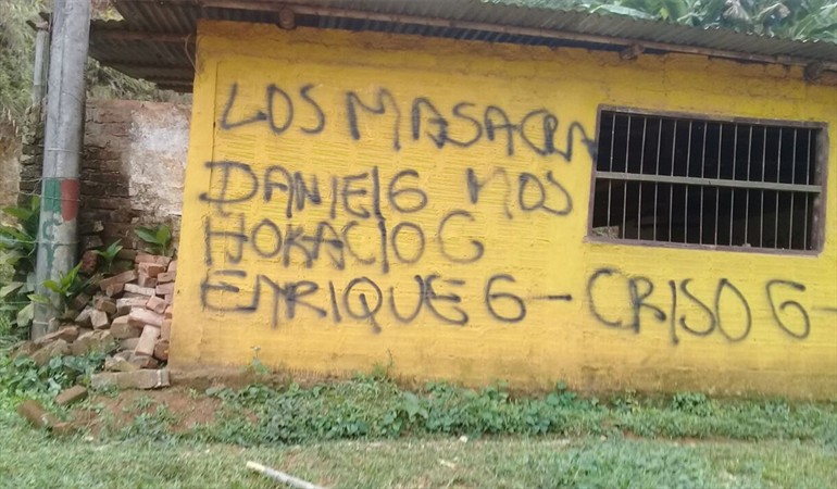 Grafitis en Suarez