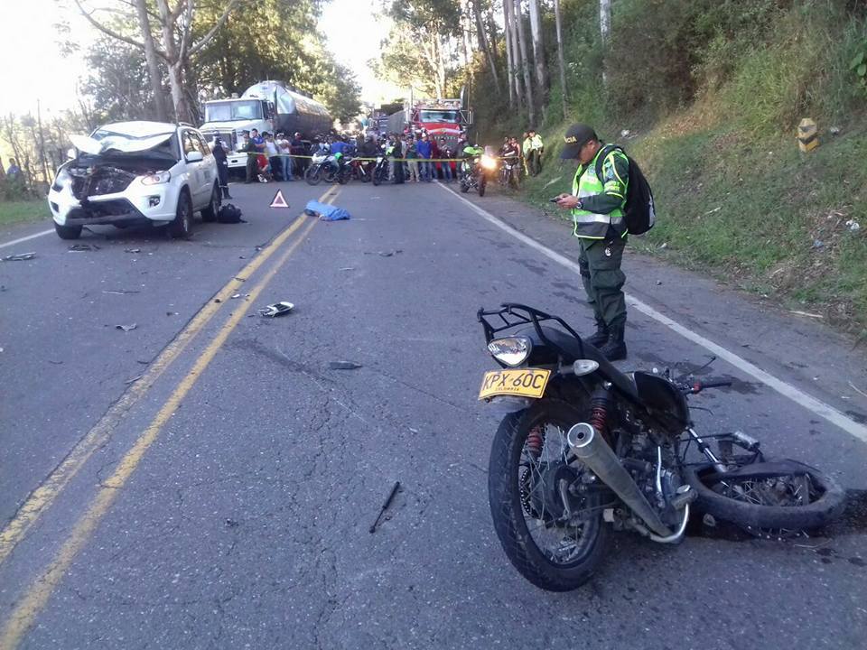 Accidente via Timbio