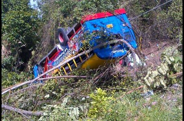 Chiva accidente