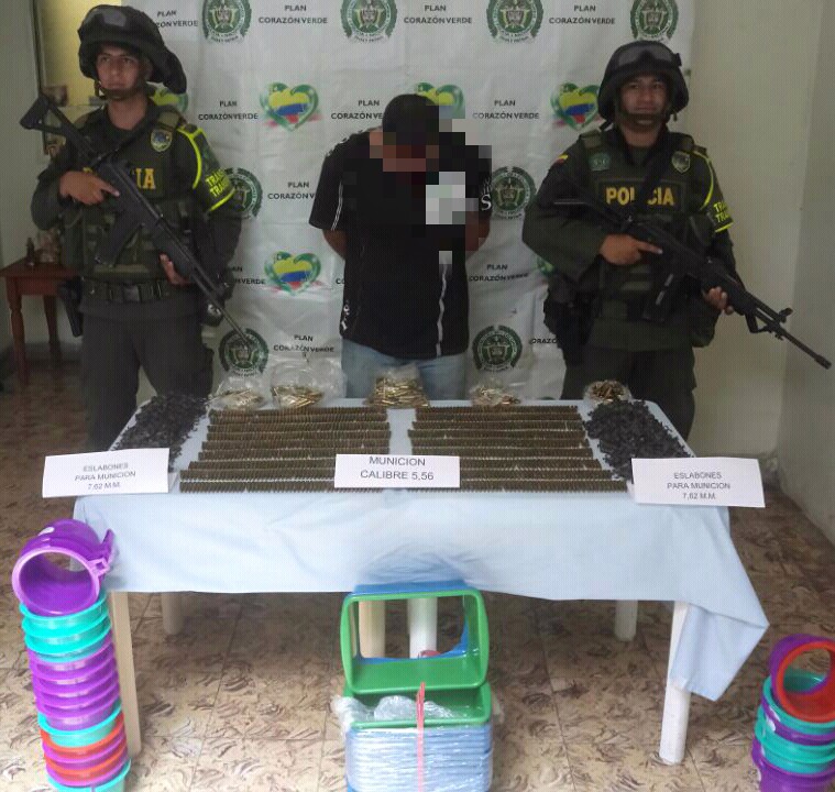 Capturado con armamento
