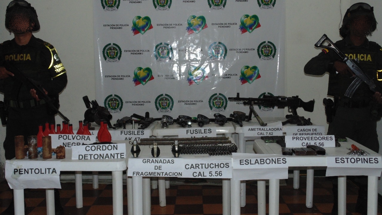 Armamento incautado