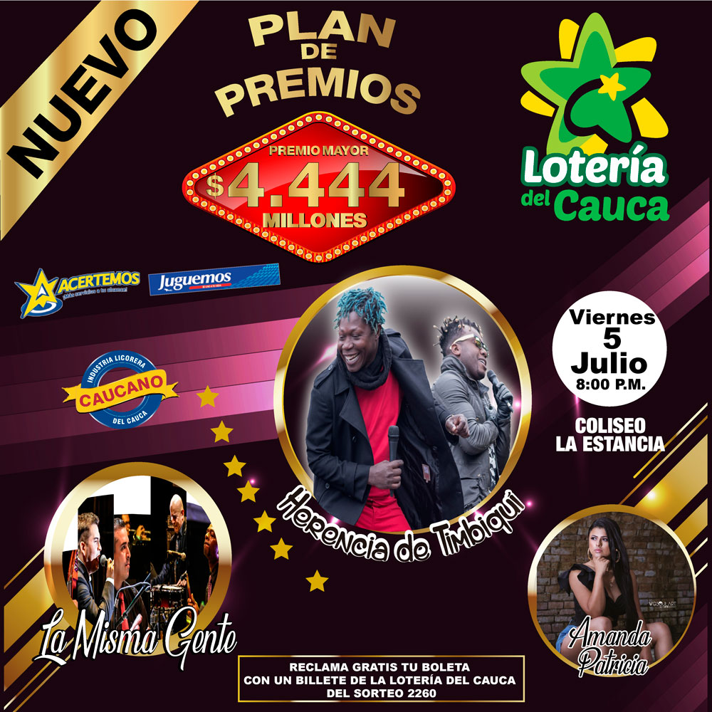 LOTERIA DEL CAUCA Concierto