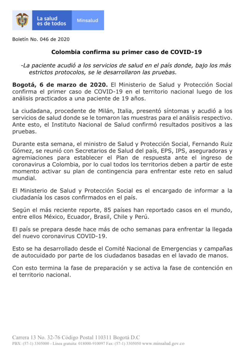 COMUNICADO