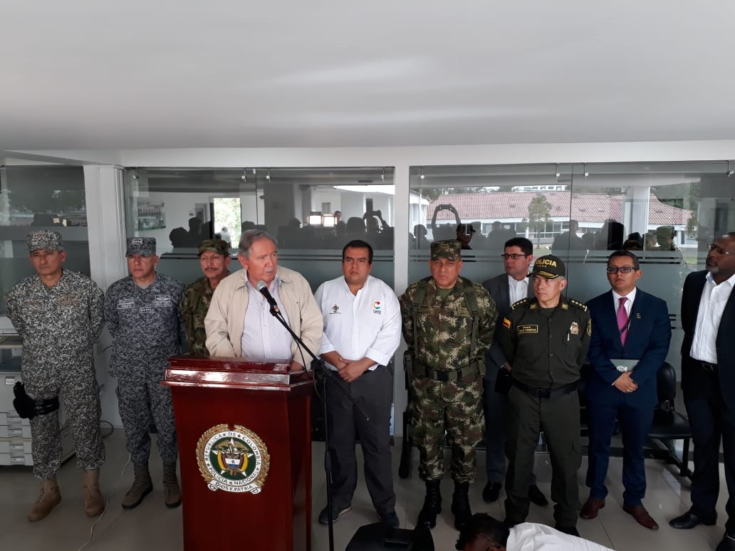Consejo de seguridad en Popayan