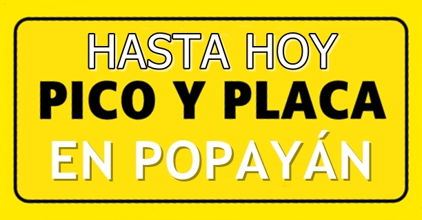 Pico y placa 31 diciembre 2019