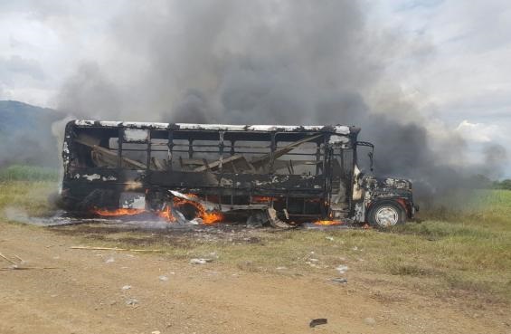 Bus quemado