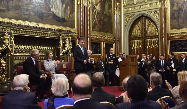 Presidente Santos en Londres
