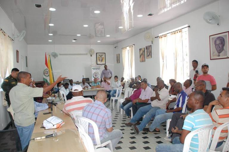Puerto Tejada Reunion Concejo Municpal