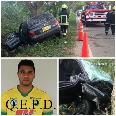 Jugador Accidente de transito