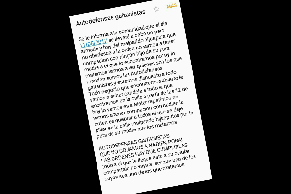 Panfleto Morales