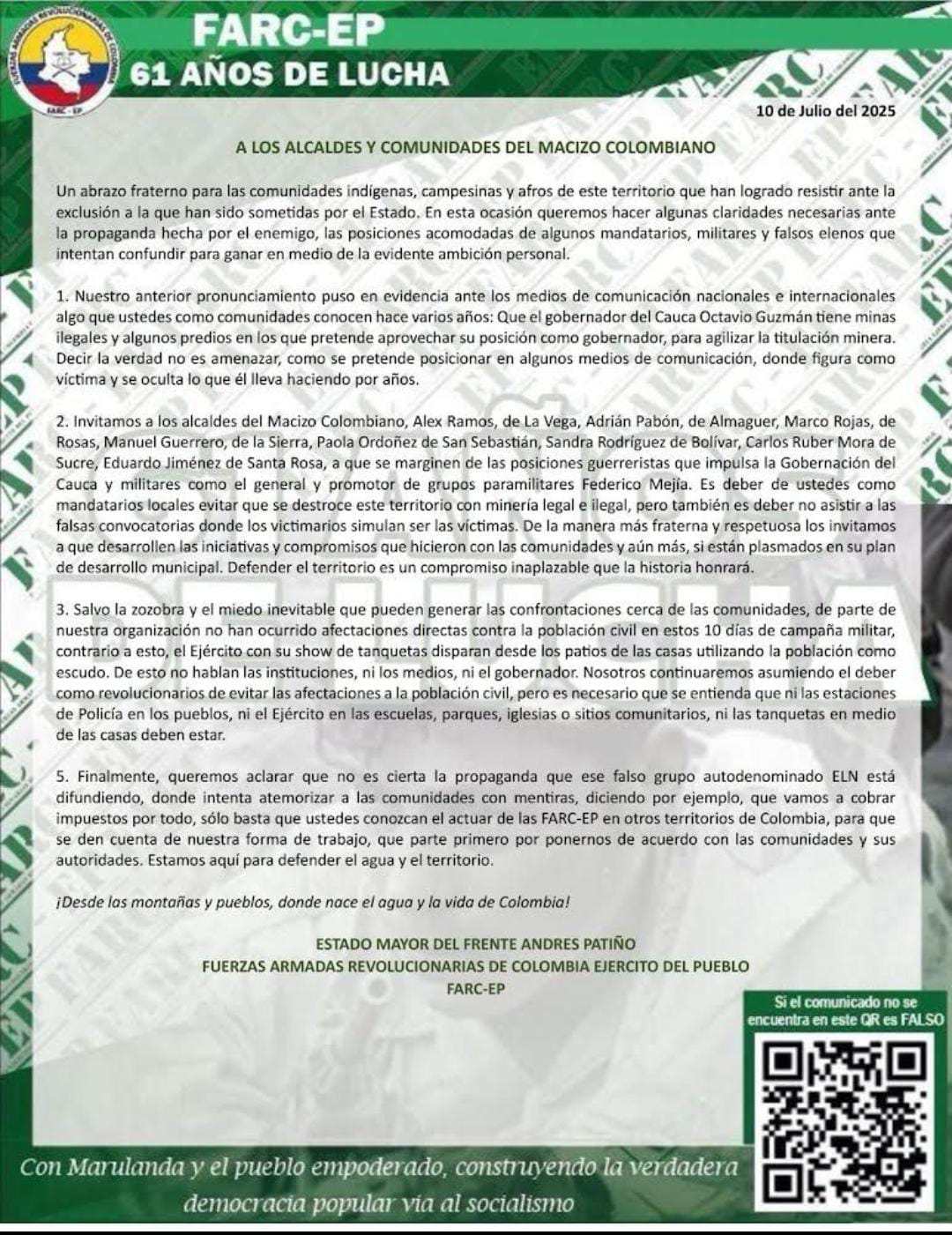 Farc Alcaldes